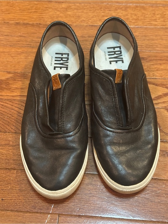 Frye Shoes - Frye Maya CVO Women’s Black Leather Slip-ons, Size 9